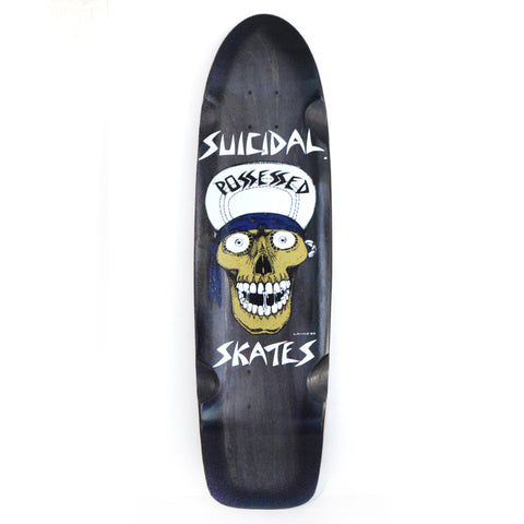 Suicidal Skates Punk Skull 70s Rider Deck 8.375" x 30.575"