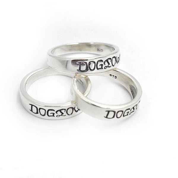 Dogtown Ese Script Silver Ring – Dogtown X Suicidal