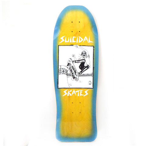 Suicidal Skates Pool Skater 80s Reissue Deck 10.125" x 30.325"