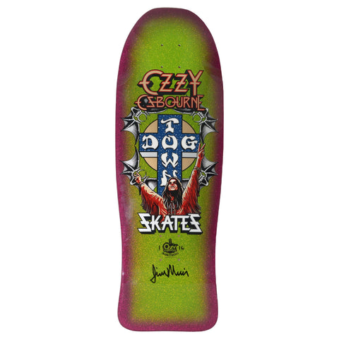 Limited Dogtown Ozzy Osbourne Deck - 10.125" x 30.325" - Gecko Green / Lavender Flake