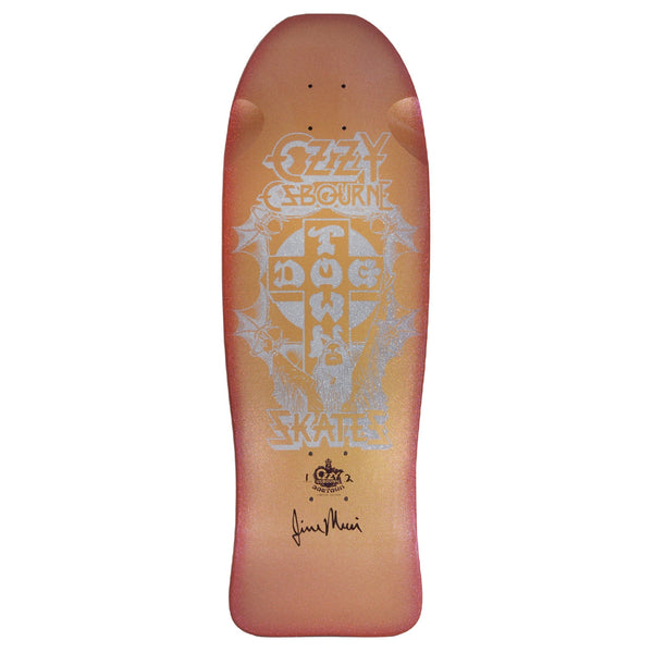 Limited Dogtown Ozzy Osbourne Deck - 10.125" x 30.325" - Gold Pearl / Red Flake Fade