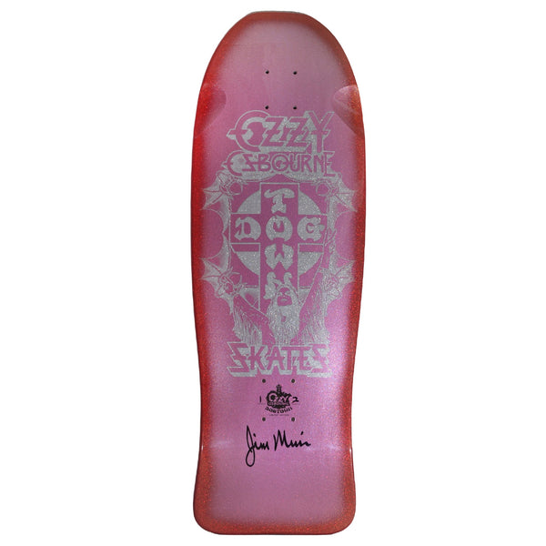 Limited Dogtown Ozzy Osbourne Deck - 10.125" x 30.325" - Pink Pearl / Red Flake Fade