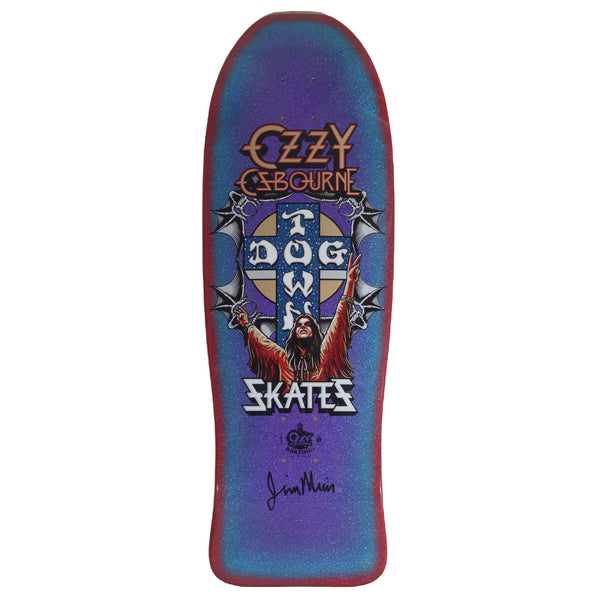 Limited Dogtown Ozzy Osbourne Deck - 10.125" x 30.325" - Purple Flake / Blue Flake / Red Flake Fade