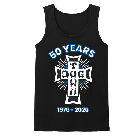 Dogtown '50 Years' Cross Logo Tank Top