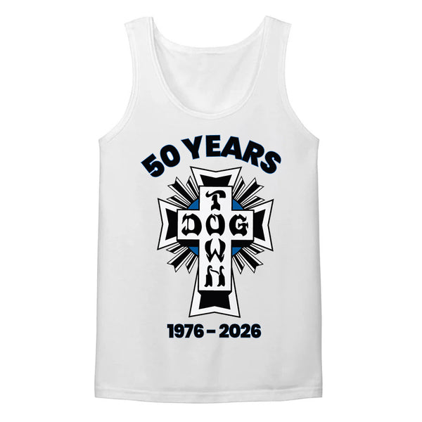 Dogtown '50 Years' Cross Logo Tank Top