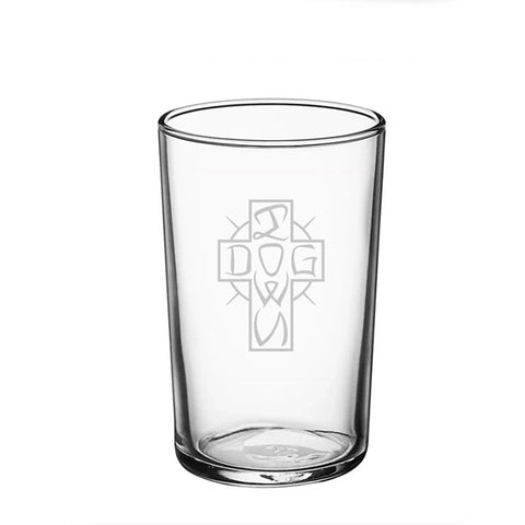 Ese Cross Double Shot Glass 5oz