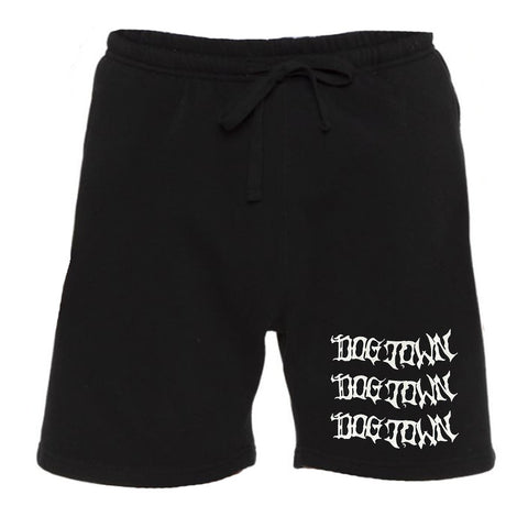 Dogtown Horror Script Stacked Sweat Shorts