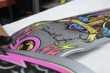 Limited SIgned Dogtown Jesse Martinez Silver Metallic Guadalupe Handshake 1987 Deck 10" x 30.25"