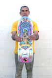 Limited SIgned Dogtown Jesse Martinez Silver Metallic Guadalupe Handshake 1987 Deck 10" x 30.25"