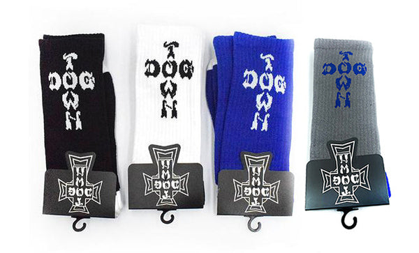 Dogtown Cross Letters Crew Socks