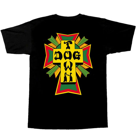 Dogtown Cross Logo Rasta T-Shirt