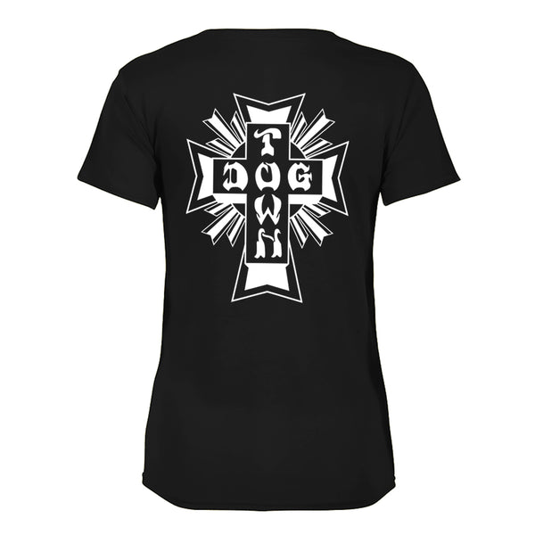 Dogtown Cross Logo Women's Fine Jersey T-Shirt