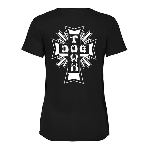 Dogtown Cross Logo Women's Fine Jersey T-Shirt
