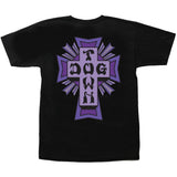 Dogtown Cross Logo Color Purple T-Shirt