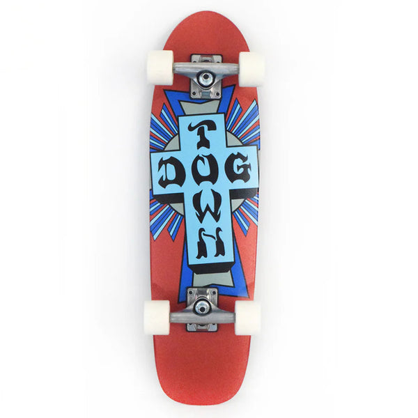 Dogtown Cross Logo Blue Cross Cruiser Complete 7.75" x 28.25"