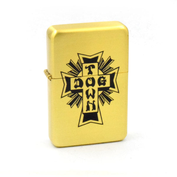 Dogtown Cross Logo Flip Top Metal Lighter