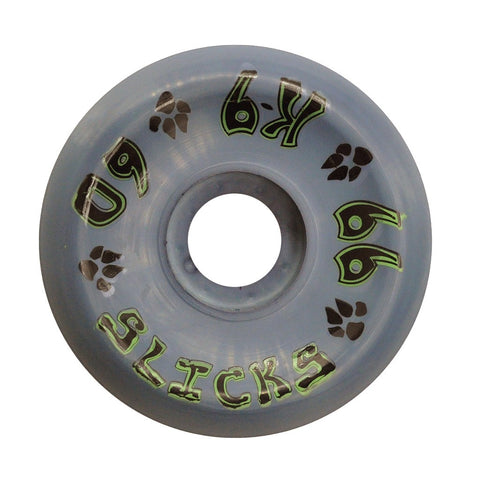 K-9 Slicks Wheels - 60mm x 99a - Cool Grey (Set of 4)