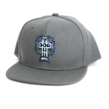 Dogtown Blue Cross Patch Snapback Hat