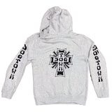 Dogtown Cross Logo Zip Hooded Sweatshirt w/ Sleeveprint