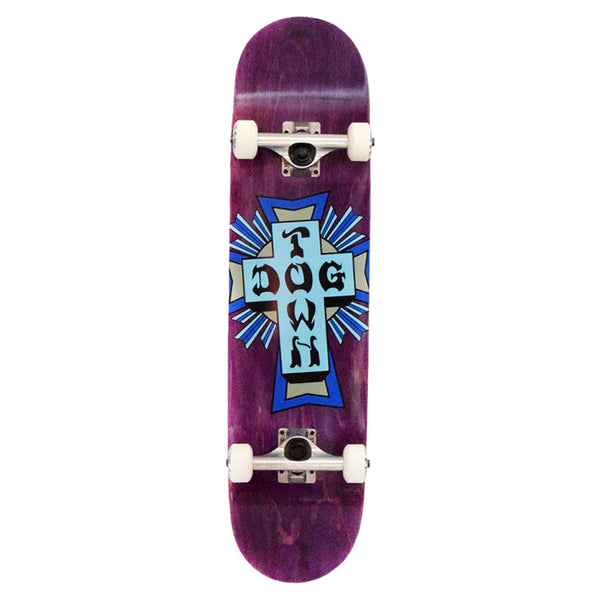 Dogtown Street Cross Logo Complete - 7.75" x 31" Purple Stain