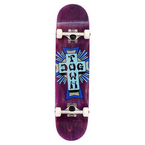 Dogtown Street Cross Logo Complete - 7.75" x 31" Purple Stain