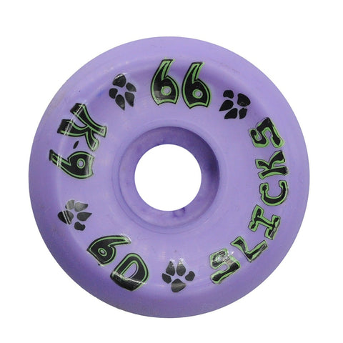 K-9 Slicks Wheels - 60mm x 99a - Purple (Set of 4)