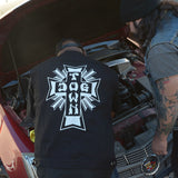 Dogtown Cross Logo Denim Vest - Black