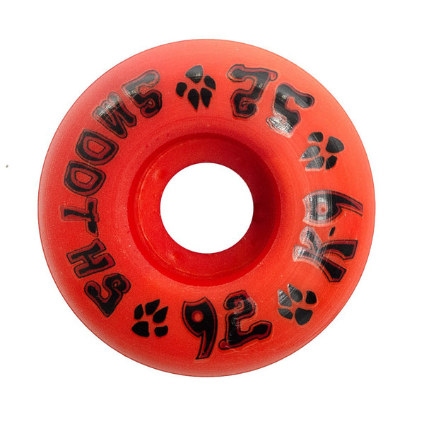 K-9 Smooths Wheels - 52mm x 92a - Orange (Set of 4)