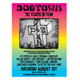 Dogtown '50 Years of Fun' Show Poster