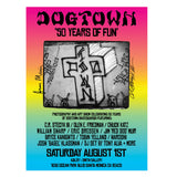 Dogtown '50 Years of Fun' Show Poster