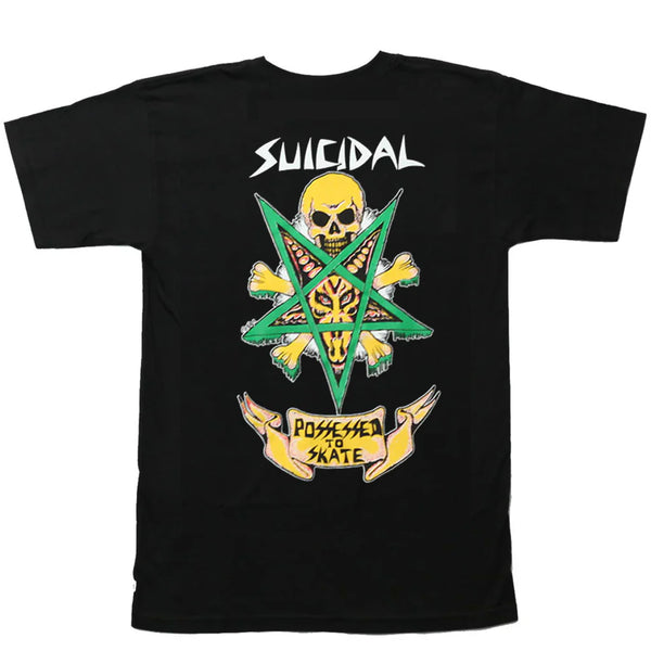 Suicidal Skates Possessed To Skate 80s Back Graphic T-Shirt