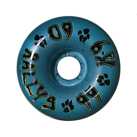 K-9 Rallys Wheels - 60mm x 99a - Teal (Set of 4)