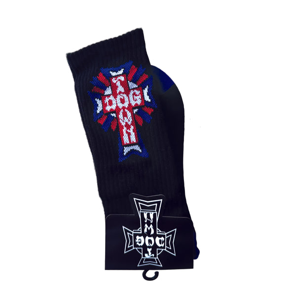 Dogtown Cross Logo Color Crew Socks