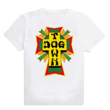 Dogtown Cross Logo Rasta T-Shirt