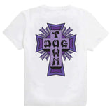 Dogtown Cross Logo Color Purple T-Shirt