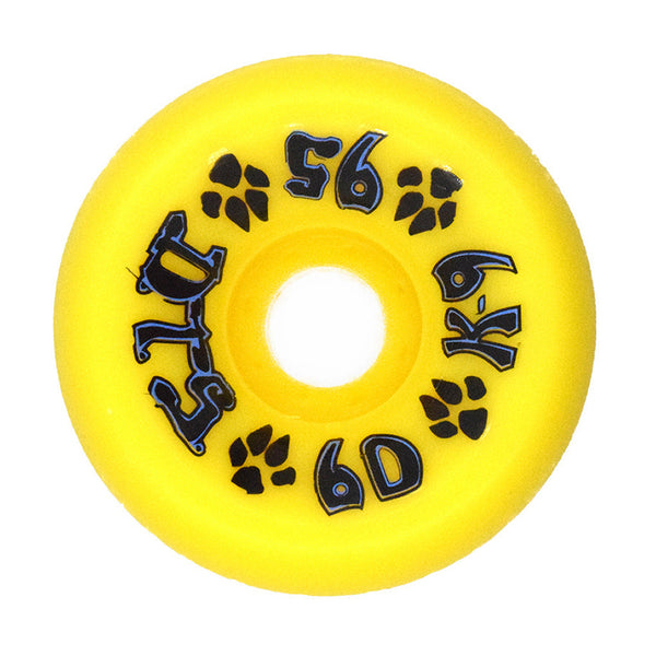 K-9 80s Wheels - 60mm x 95a - Yellow (Set of 4)