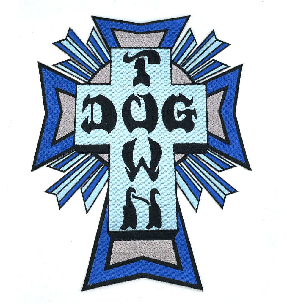 Dogtown Cross Logo Color Large Patch 10 x 8 – Dogtown X Suicidal