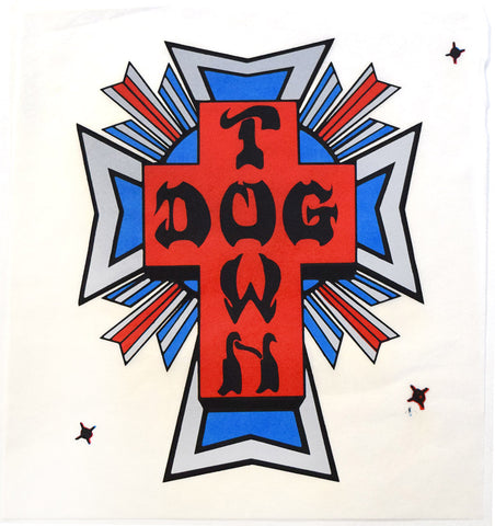 Dogtown Cross Logo Color Surfboard Laminate Sheet