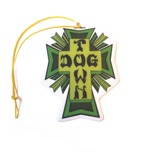 Dogtown Cross Logo Green Air Freshener (Pacific Ocean)