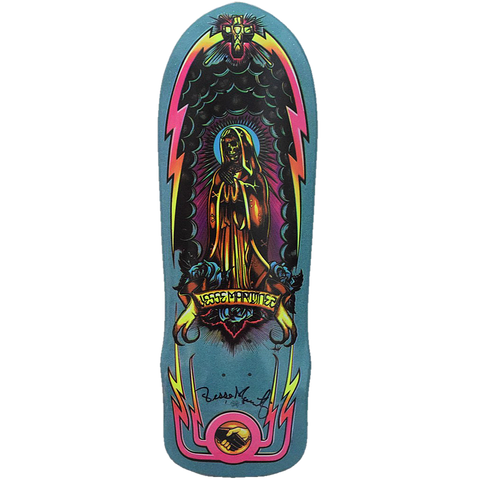 Limited Edition - Dogtown Jesse Martinez Guadalupe Handshake. Light Blue Flake Full Color Graphic Deck