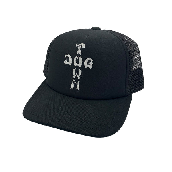 Dogtown Cross Letters Youth Mesh Hat