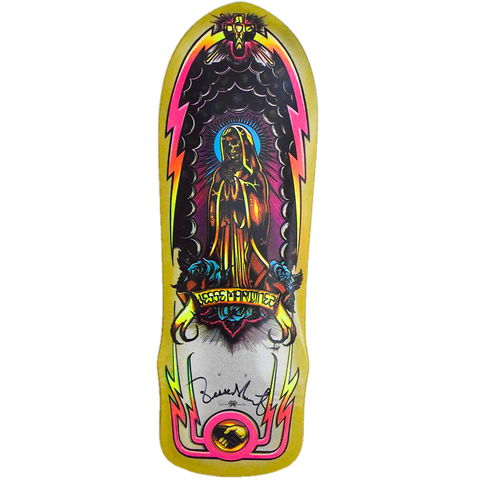 Limited Edition - Dogtown Jesse Martinez Guadalupe Handshake. Silver Flake With Gold Flake Fade / Full Color Graphic Deck
