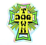 Dogtown 80s Cross Logo Hologaphic Sticker