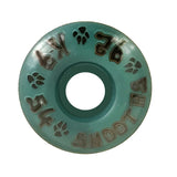 K-9 Smooths Wheels - 54mm x 92a - Forrest Green  (Set of 4)