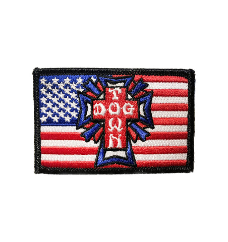 Dogtown USA Flag Patch 2" x 3"
