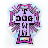 Dogtown 80s Cross Logo Hologaphic Sticker