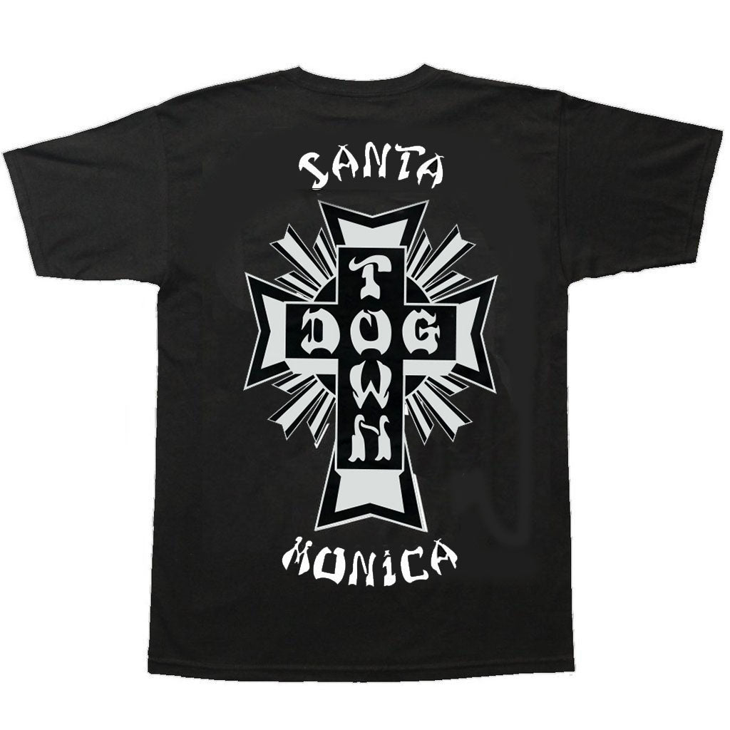 Dogtown Santa Monica Cross Logo T-Shirt