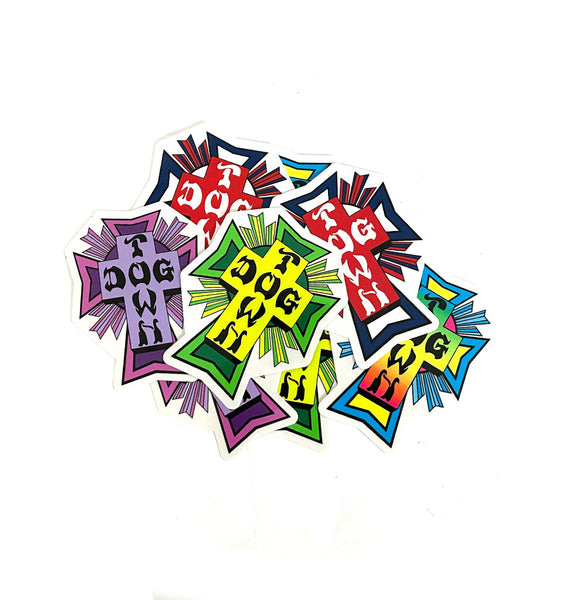 Dogtown Cross Logo Stickers 10 Pack