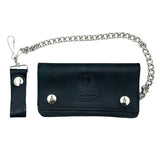 Suicidal Cross Large Leather Chain Wallet